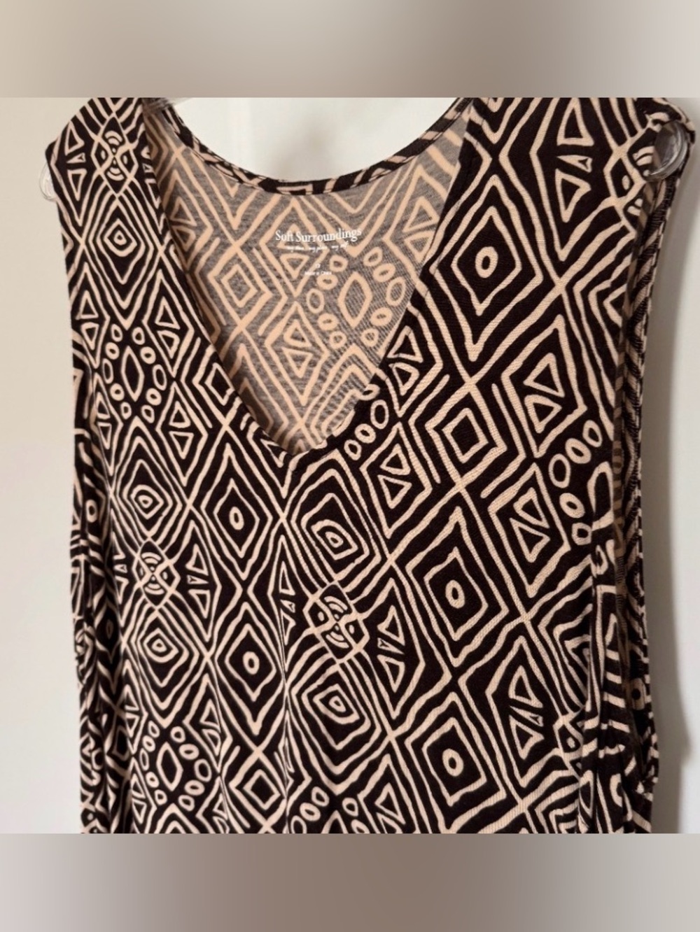 Soft Surroundings Geometric Maxi Dress